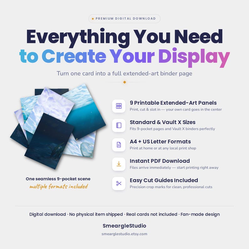 Wattrel 178/167 Extended Binder Art Display (Digital Download) image 2