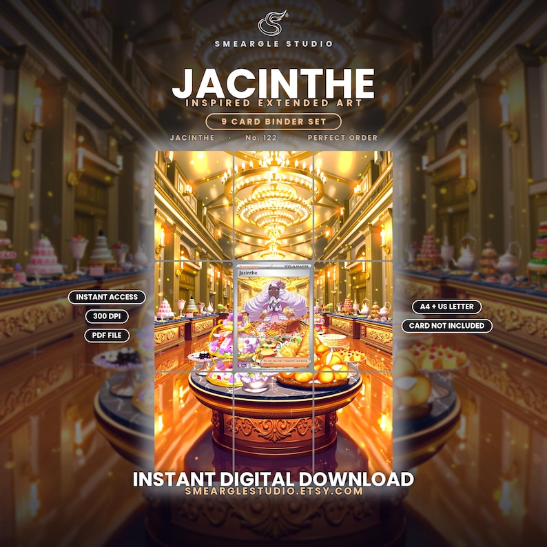 Jacinthe 122/88 Extended Binder Art Display (Digital Download) image 1