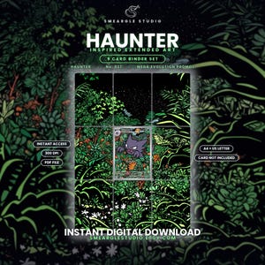 Haunter 27 Extended Binder Art Display (Digital Download)