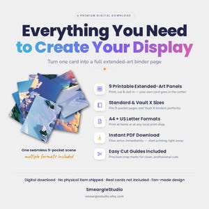 Ethan's Magcargo 222/217 Extended Binder Art Display (Digital Download) image 2