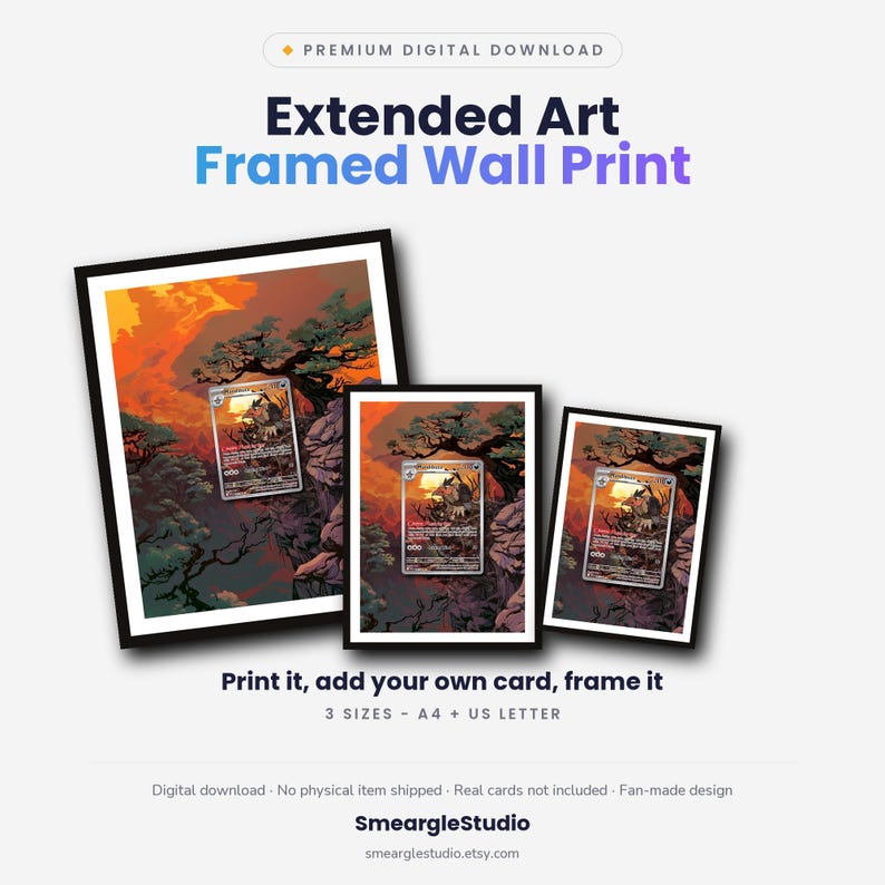 Mandibuzz 145 Extended Art - Pokemon Framed Wall Print | Printable Digital Download Poster image 1