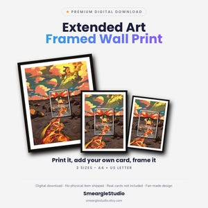 Numel 223 Extended Art - Pokemon Framed Wall Print | Printable Digital Download Poster image 1