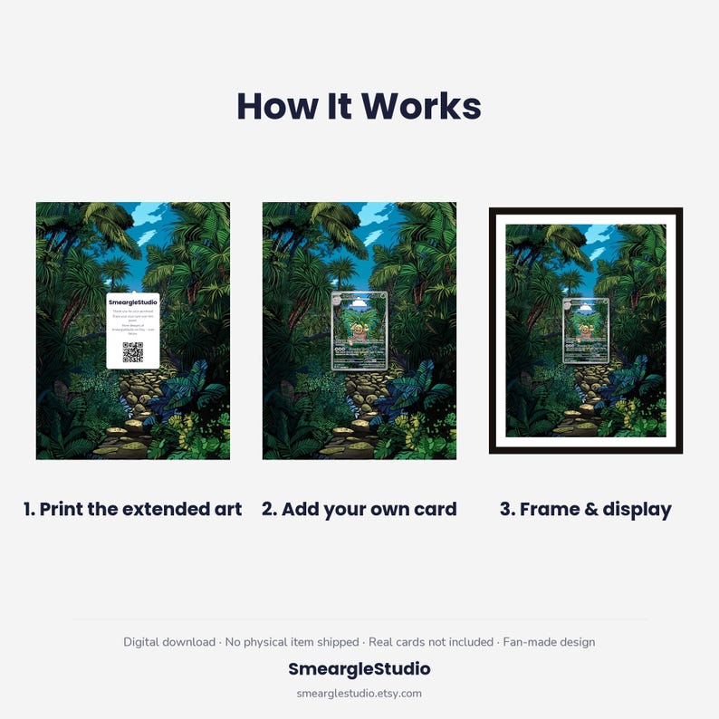 Exeggutor 135/132 Extended Art - Pokemon Framed Wall Print | Printable Digital Download Poster image 4