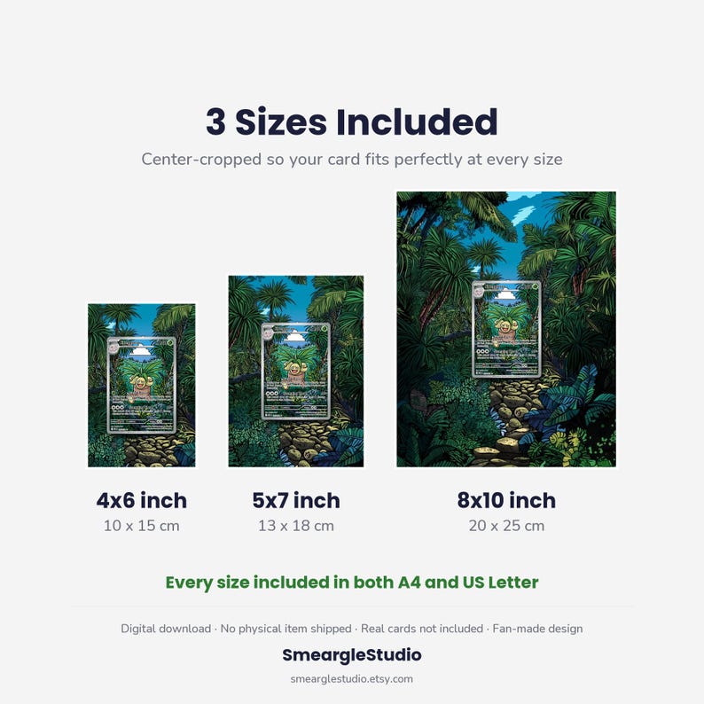 Exeggutor 135/132 Extended Art - Pokemon Framed Wall Print | Printable Digital Download Poster image 3
