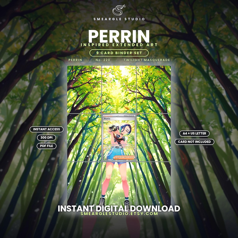 Perrin 220/167 Extended Binder Art Display (Digital Download) image 1