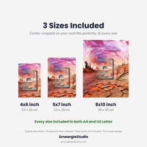 Great Tusk ex 246 Extended Art - Pokemon Framed Wall Print | Printable Digital Download Poster image 3