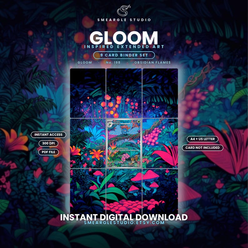 Gloom 198/197 Extended Binder Art Display (Digital Download) image 1