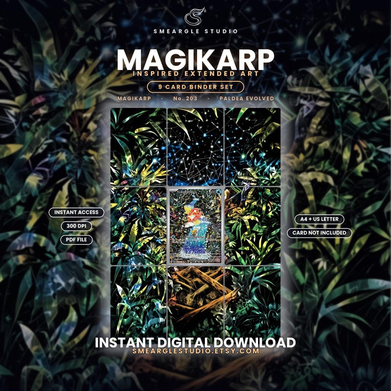 Magikarp 203/193 Extended Binder Art Display (Digital Download) image 1