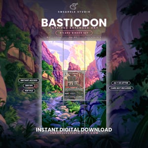 Bastiodon 93/84 Extended Binder Art Display (Digital Download) image 1