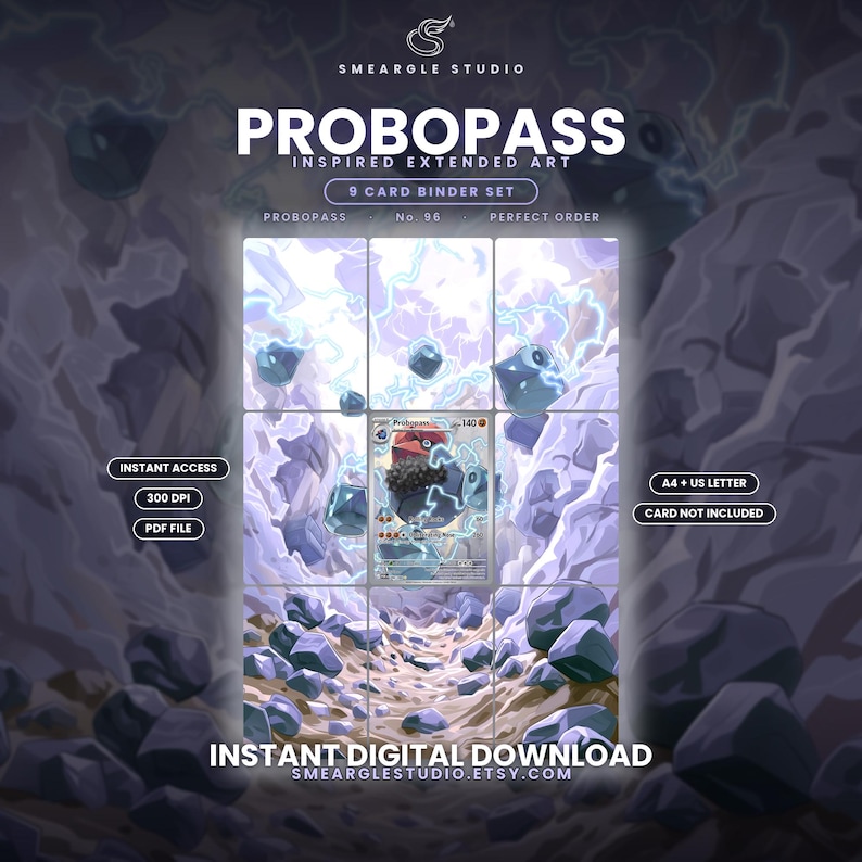 Probopass 96/88 Extended Binder Art Display (Digital Download) image 1