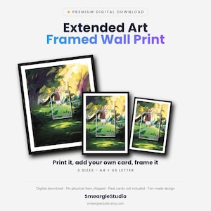 Togedemaru 104/94 Extended Art - Pokemon Framed Wall Print | Printable Digital Download Poster image 1