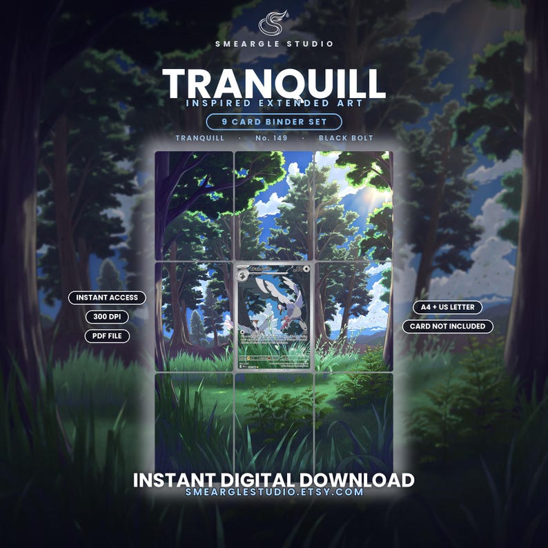 Tranquill 149 Extended Binder Art Display (Digital Download) image 1
