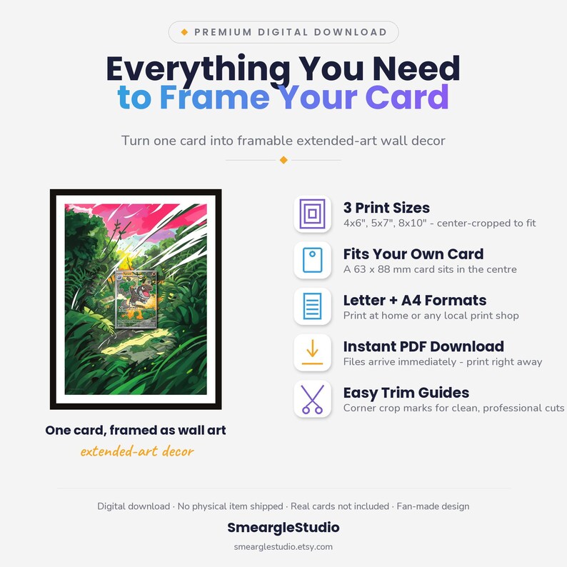 Tyrunt 70 Extended Art - Pokemon Framed Wall Print | Printable Digital Download Poster image 2