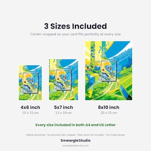 Squirtle 39 Extended Art - Pokemon Framed Wall Print | Printable Digital Download Poster image 3