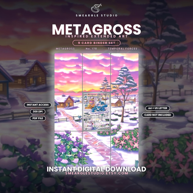 Metagross 178/162 Extended Binder Art Display (Digital Download) image 1