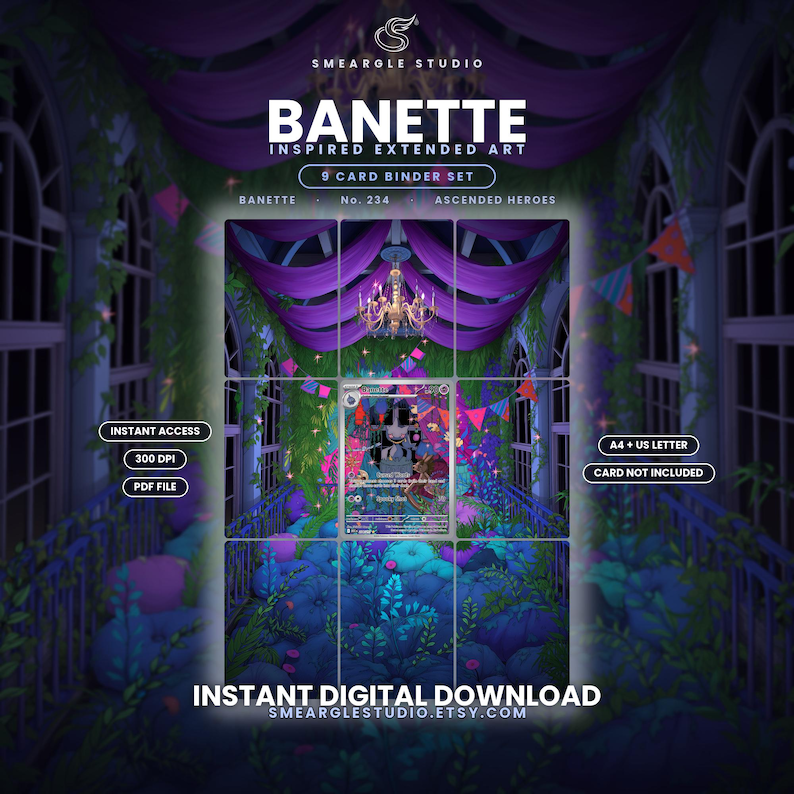 Banette 234/217 Extended Binder Art Display (Digital Download) image 1