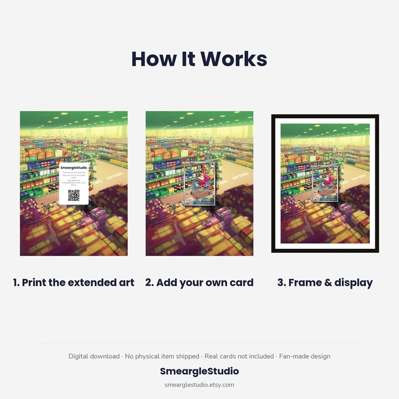 Fuecoco 201/193 Extended Art - Pokemon Framed Wall Print | Printable Digital Download Poster image 4