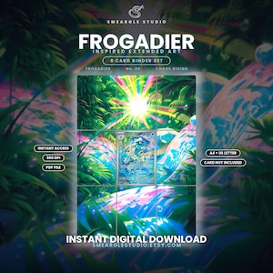 Frogadier 89/86 Extended Binder Art Display (Digital Download) image 1
