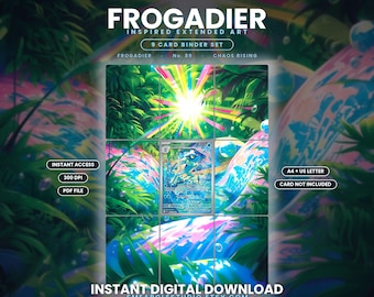 Frogadier 89/86 Extended Binder Art Display (Digital Download)