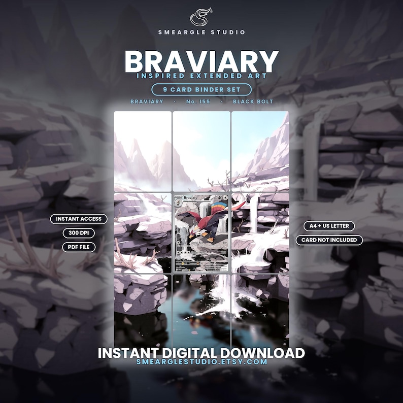 Braviary 155/86 Extended Binder Art Display (Digital Download) image 1