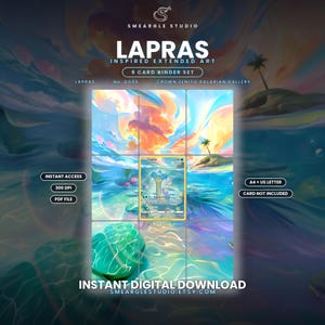 Lapras GG05/GG70 Extended Binder Art Display (Digital Download) image 1