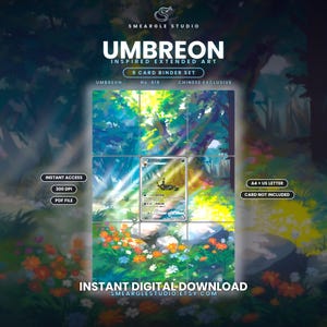 Umbreon 615/15 Extended Binder Art Display (Digital Download)