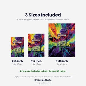 Mega Gengar 284/217 Extended Art - Pokemon Framed Wall Print | Printable Digital Download Poster image 3