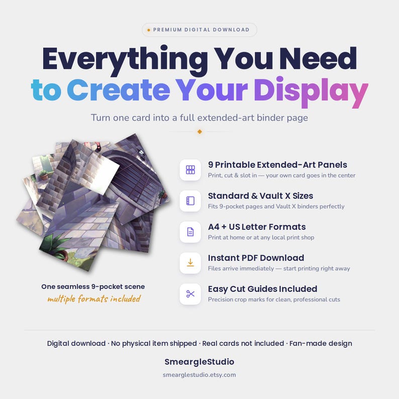Gwynn 109 Extended Binder Art Display (Digital Download) image 2