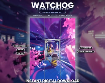 Watchog 97/86 Extended Binder Art Display (Digital Download)