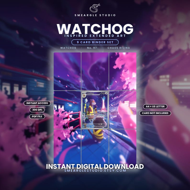 Watchog 97/86 Extended Binder Art Display (Digital Download) image 1