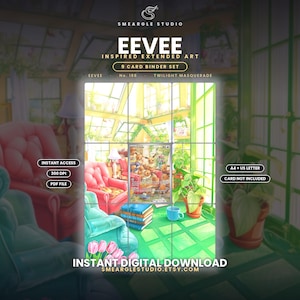 Eevee 188/167 Extended Binder Art Display (Digital Download) image 1