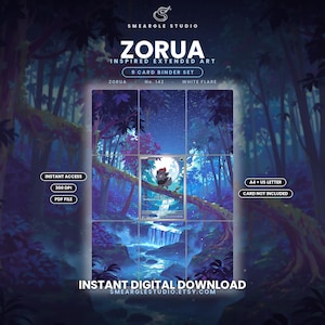 Zorua 142/86 Extended Binder Art Display (Digital Download) image 1