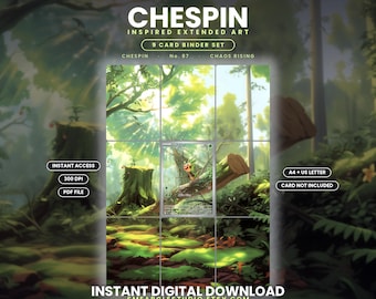 Chespin 87/86 Extended Binder Art Display (Digital Download)