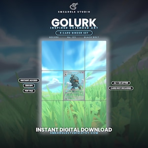 Golurk 123/86 Extended Binder Art Display (Digital Download) image 1