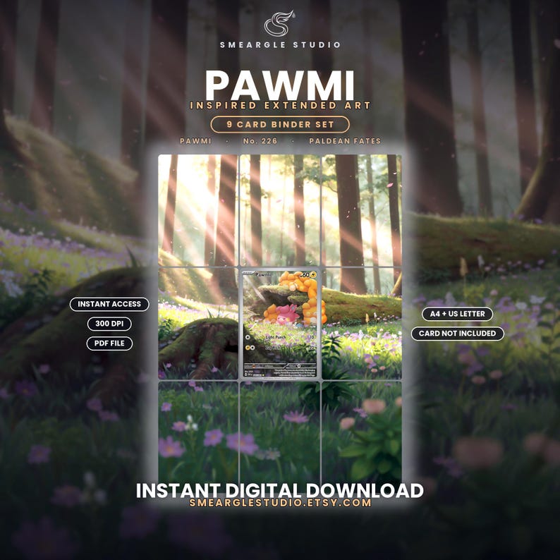 Pawmi 226 Extended Binder Art Display (Digital Download) image 1