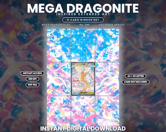 Mega Dragonite ex 290/217 - Arte em Pasta Estendida (Download Digital)