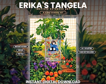 Erika's Tangela 218/217 erweiterte Binder Kunst Anzeige (digitaler Download)