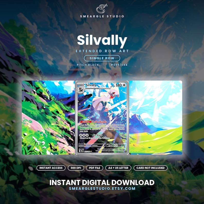 Silvally 95/84 Extended Row Art (Digital Download) image 1