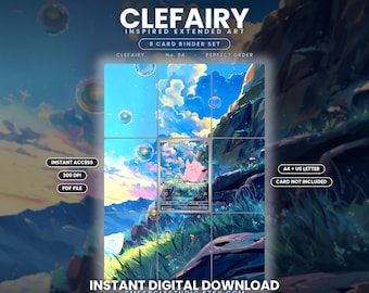 Clefairy 94/88 Extended Binder Art Binder Display (Digital Download)