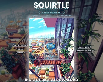 Squirtle 148/142 Sammelbinder Art Display (Digitaler Download)