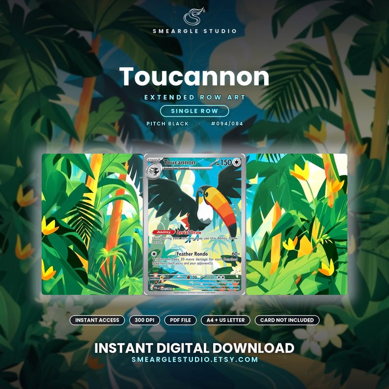 Toucannon 94/84 Extended Row Art (Digital Download) image 1