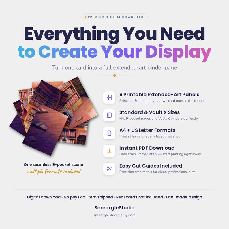 Espeon V 180/203 Extended Binder Art Display (Digital Download) image 2