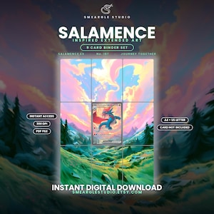 Salamence ex 187/159 Extended Binder Art Display (Digital Download)