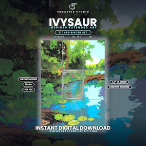 Ivysaur 167/165 Extended Binder Art Binder Display (Digital Download) image 1