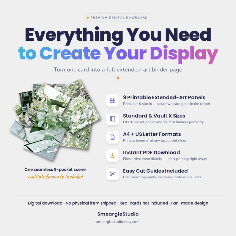 Spewpa 89/88 Extended Binder Art Display (Digital Download) image 2