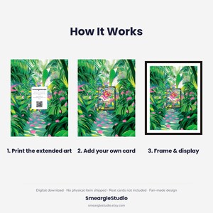 Mega Meganium ex 272/217 Extended Art - Pokemon Framed Wall Print | Printable Digital Download Poster image 4