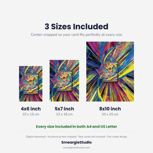 Mega Hawlucha ex 283 Extended Art - Pokemon Framed Wall Print | Printable Digital Download Poster image 3