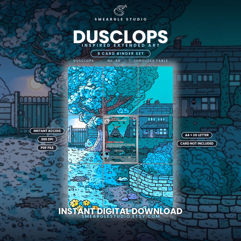 Dusclops 69 Extended Binder Art Display (Digital Download) image 1