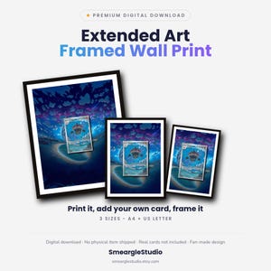 Claydol 92/86 Extended Art - Pokemon Framed Wall Print | Printable Digital Download Poster image 1