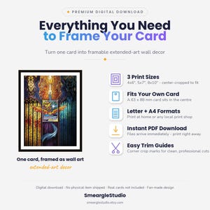 Moltres, Zapdos, Articuno GX 210 Extended Art - Pokemon Framed Wall Print | Printable Digital Download Poster image 2